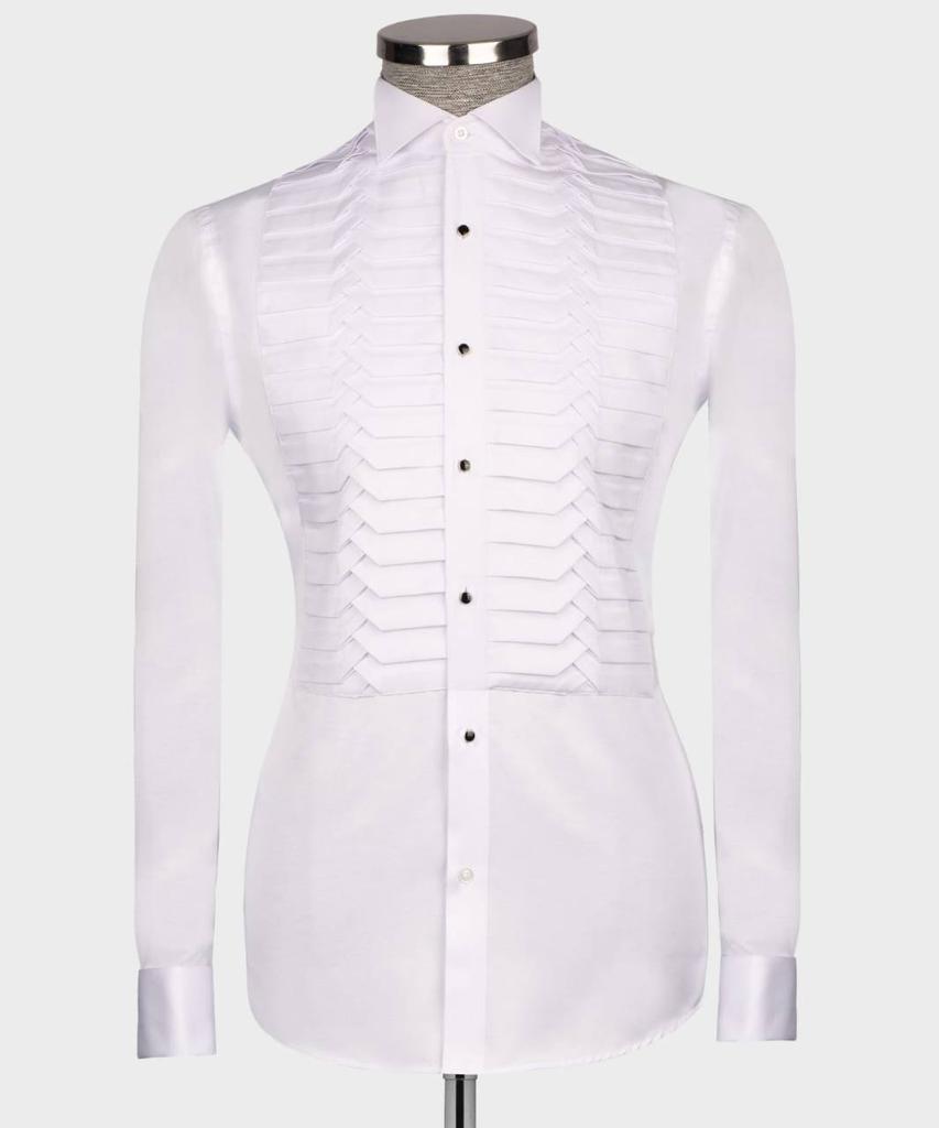 Acme White Tuxedo Shirt