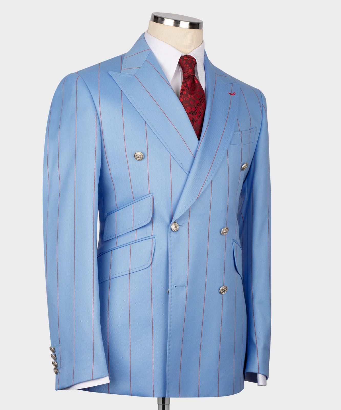 Classic Double Breasted Suit - Image 3