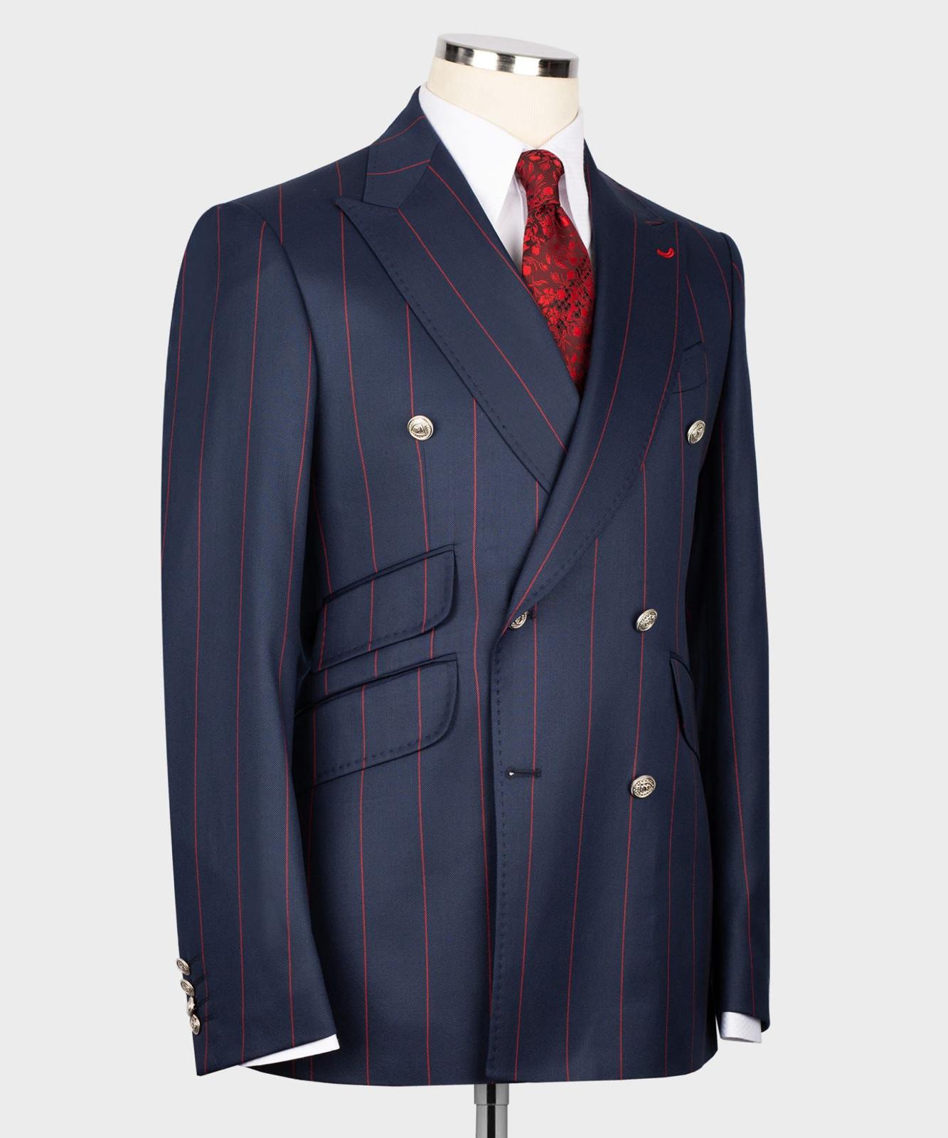 Classic Double Breasted Suit - Image 3