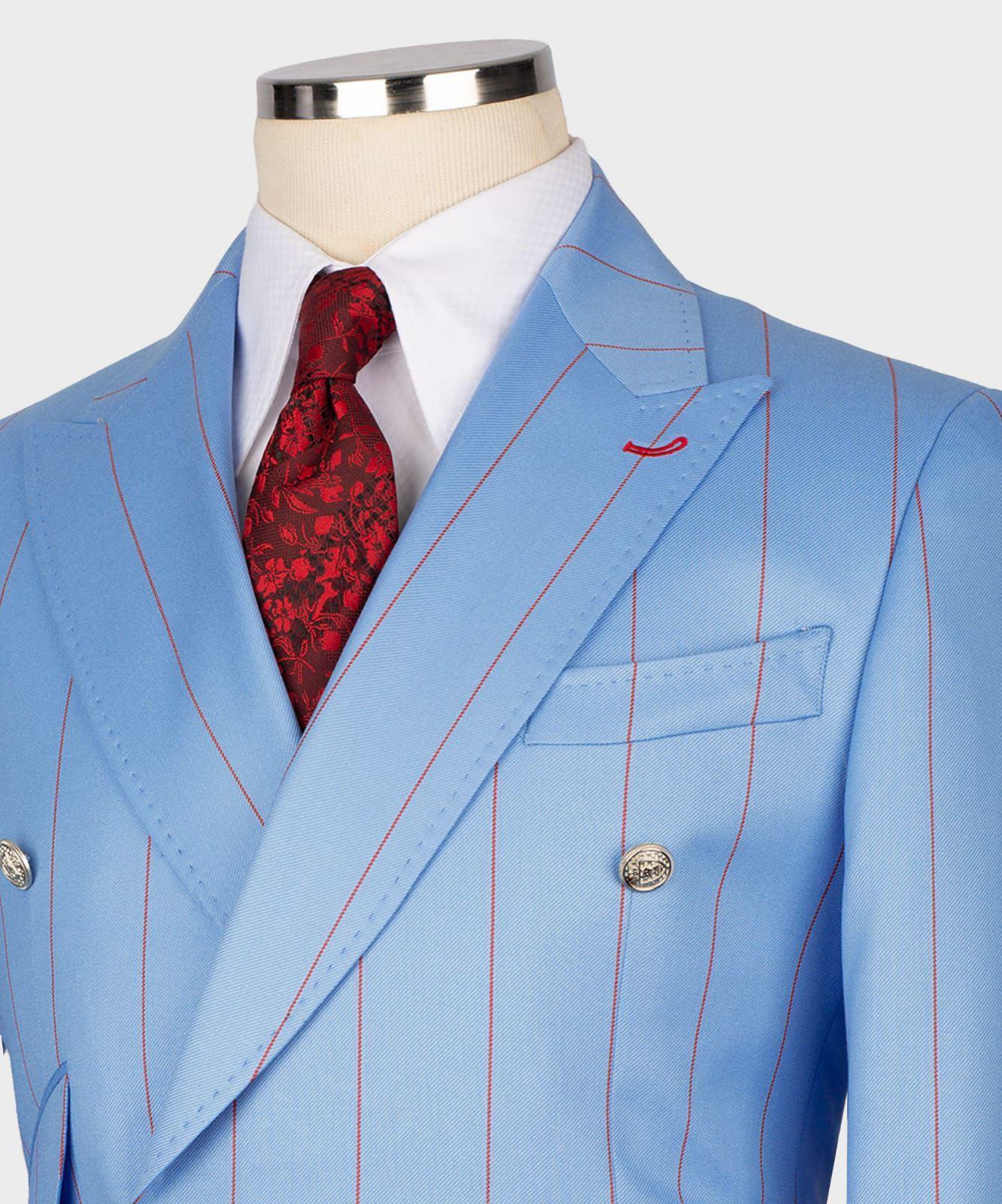 Classic Double Breasted Suit - Image 4