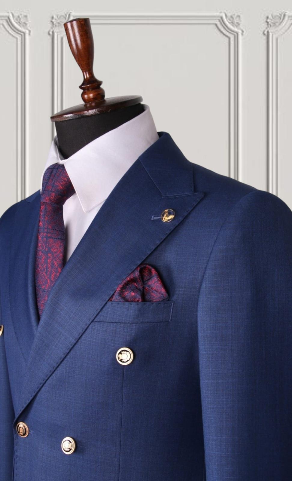 Classic Double Breasted Suit - Image 2