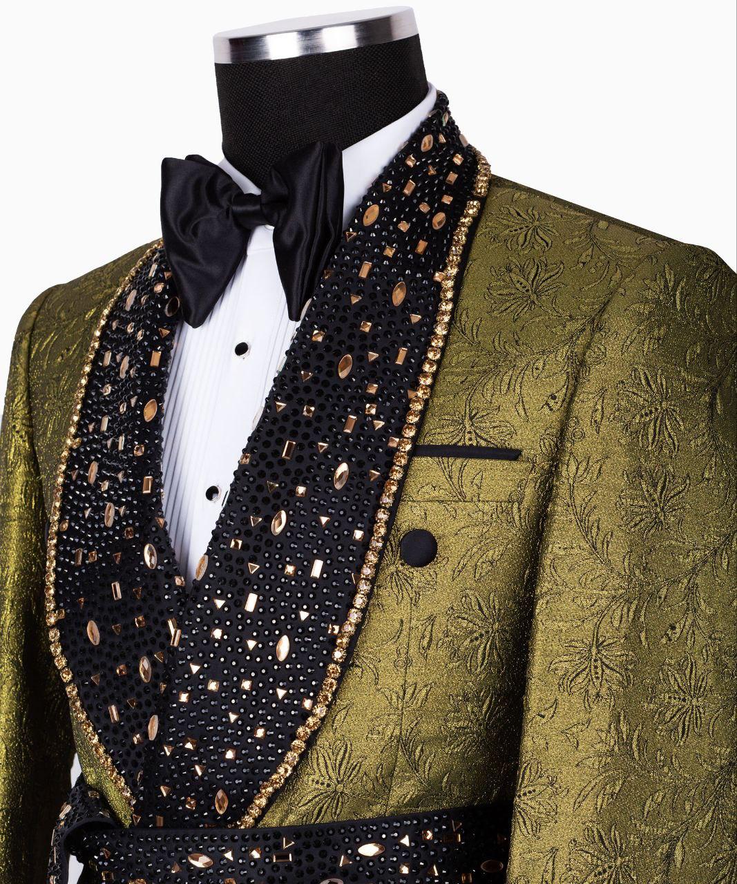 Acme Stones Detailed Belted Tuxedo - Image 6