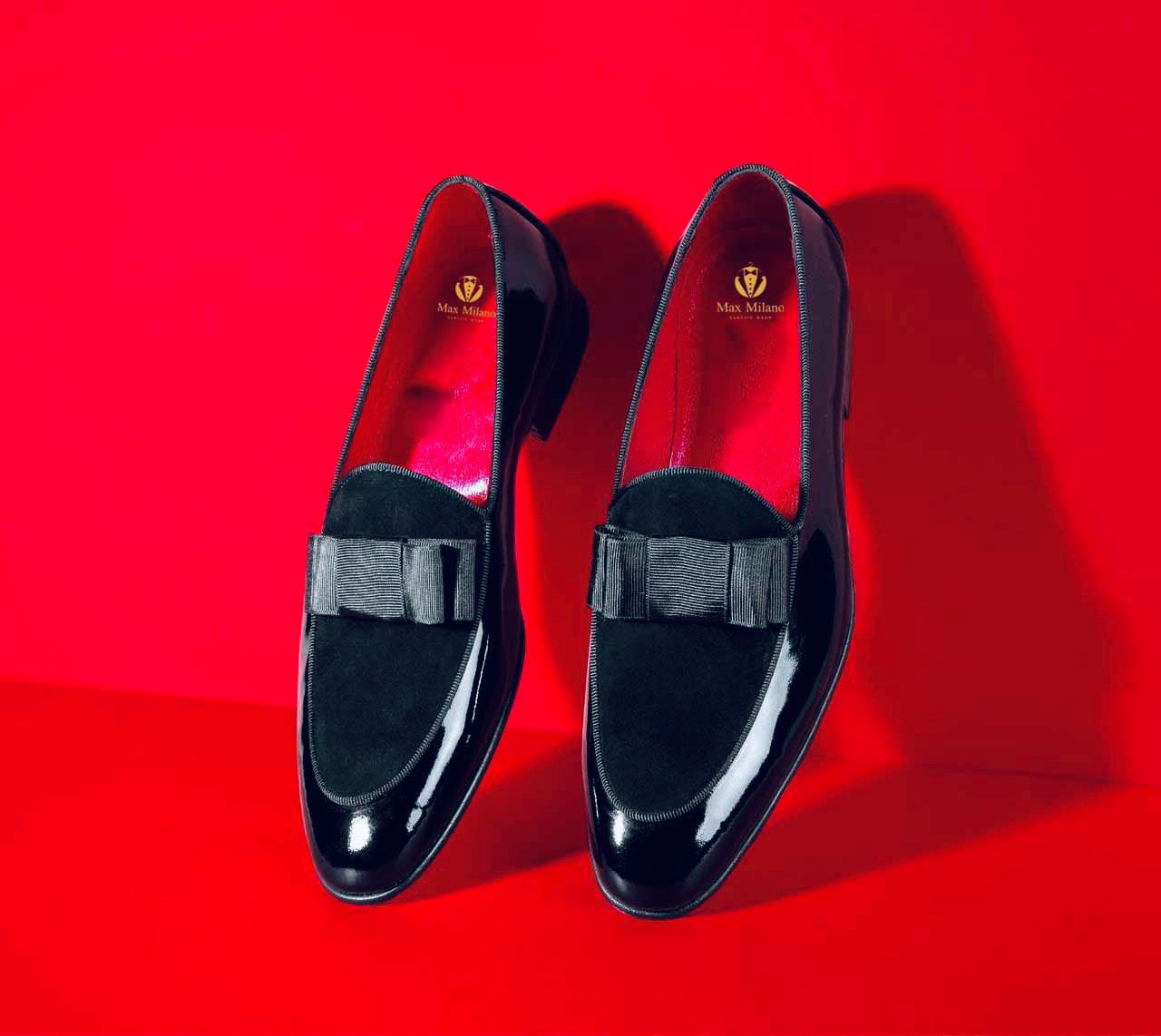 Classic Black Tuxedo Loafers