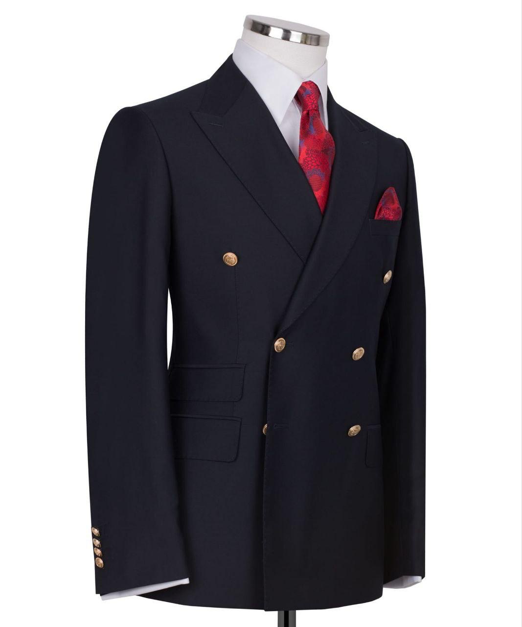 Classic Double-Breasted Suit - Image 3