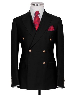 Classic Double-Breasted Suit