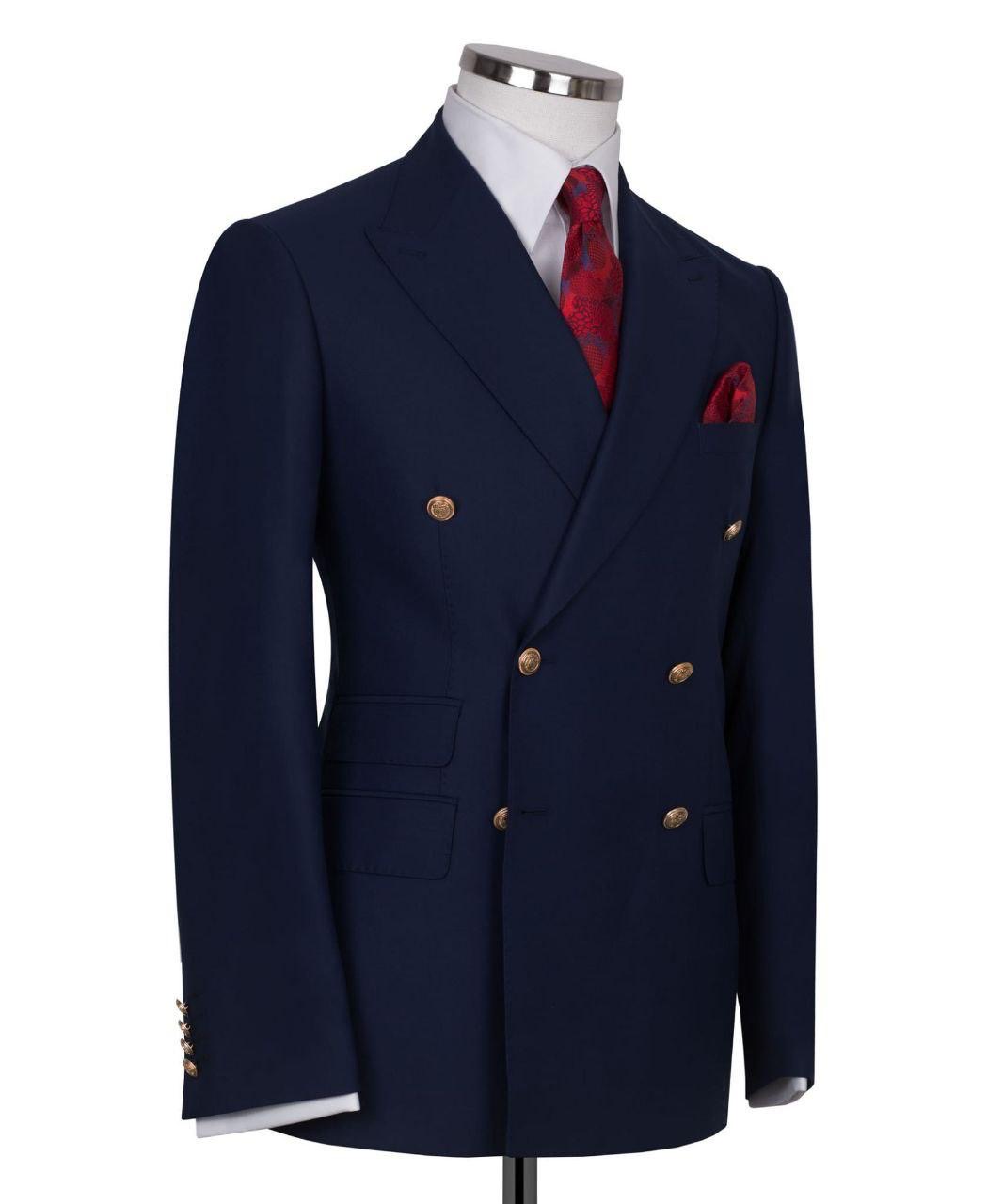 Classic Double-Breasted Suit - Image 3