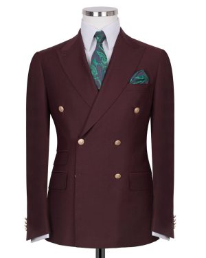 Classic Double-Breasted Suit
