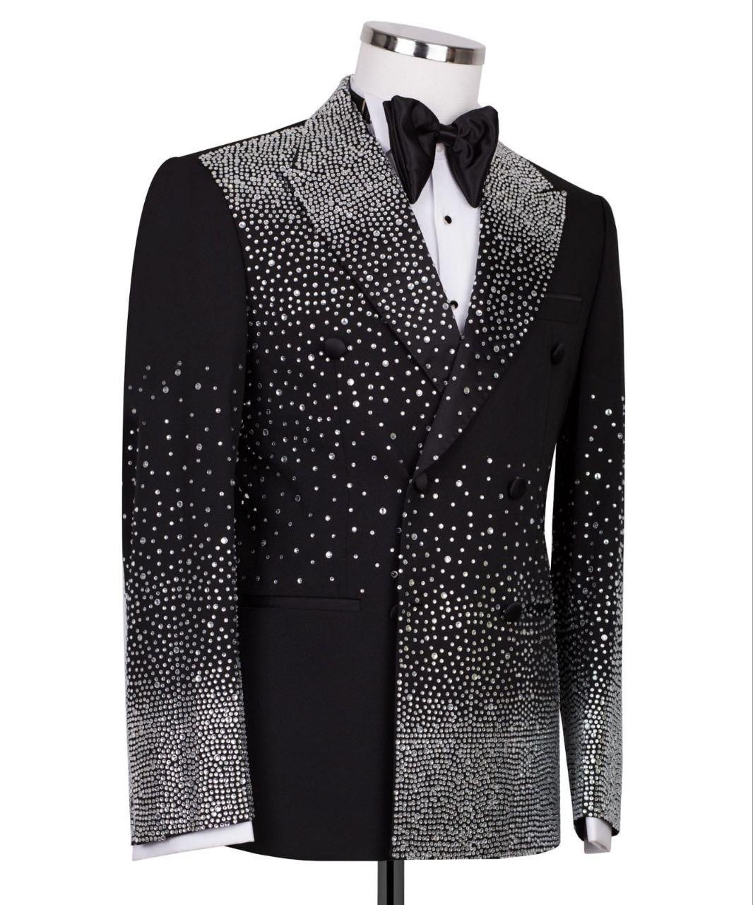 Acme Stones Detailed Tuxedo Suit - Image 5