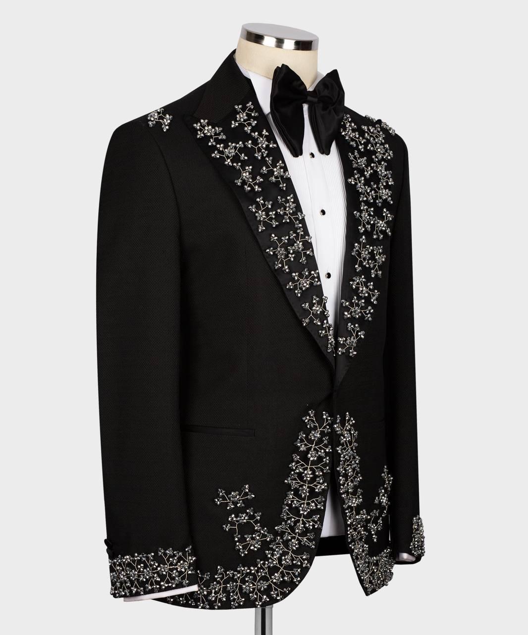 Acme Stones Detailed Tuxedo Suit - Image 2