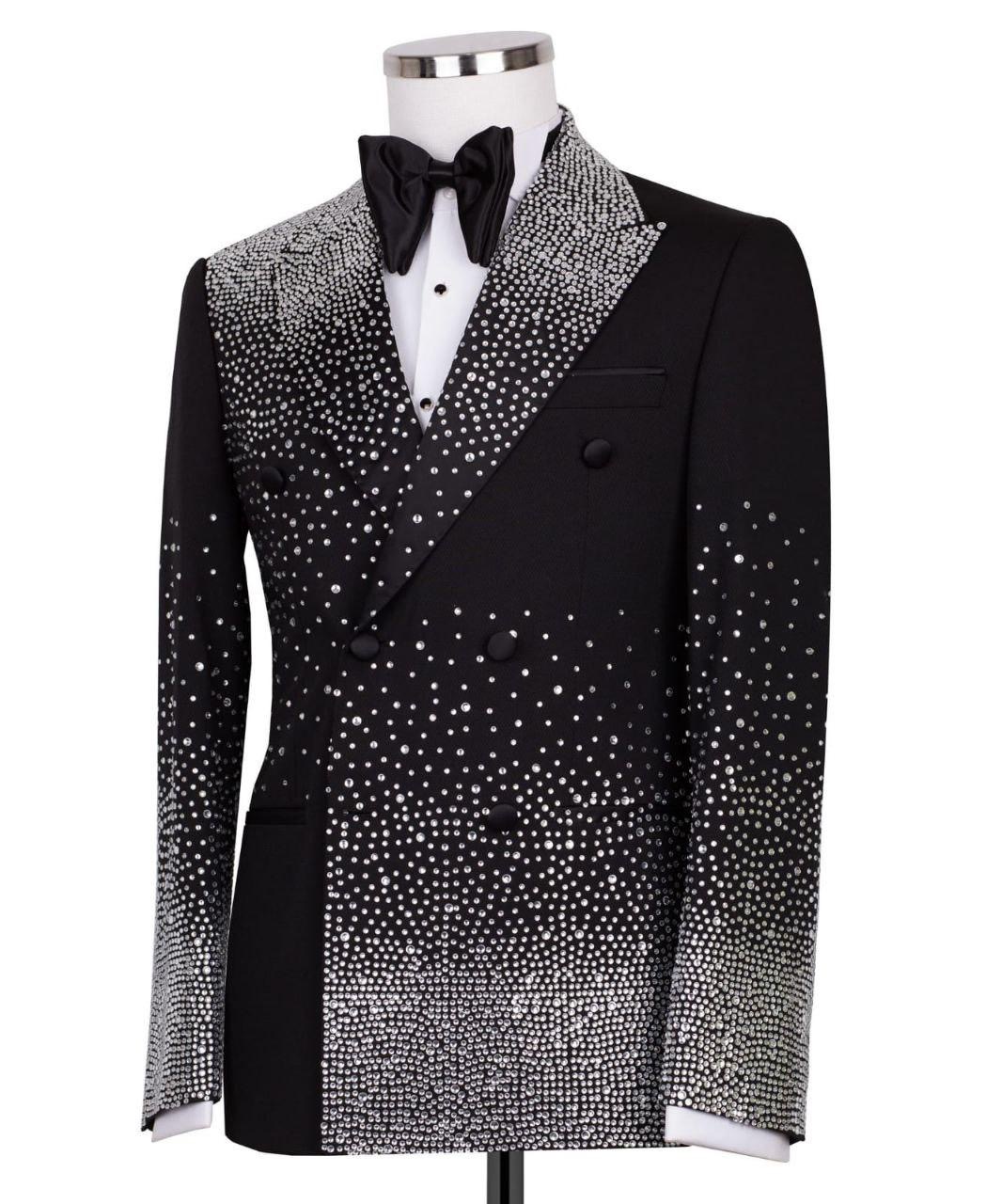 Acme Stones Detailed Tuxedo Suit - Image 2