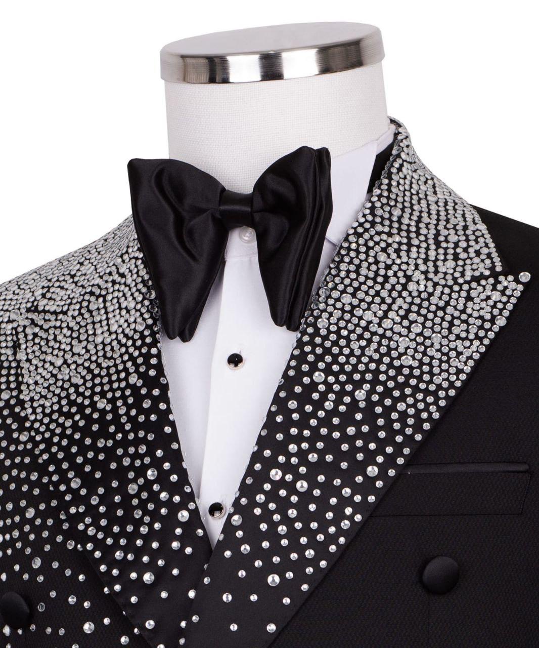 Acme Stones Detailed Tuxedo Suit - Image 4