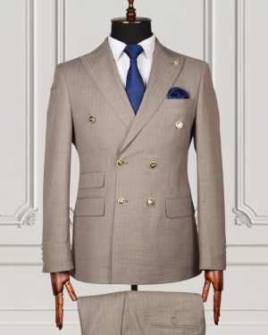 Classic Double-Breasted Suit