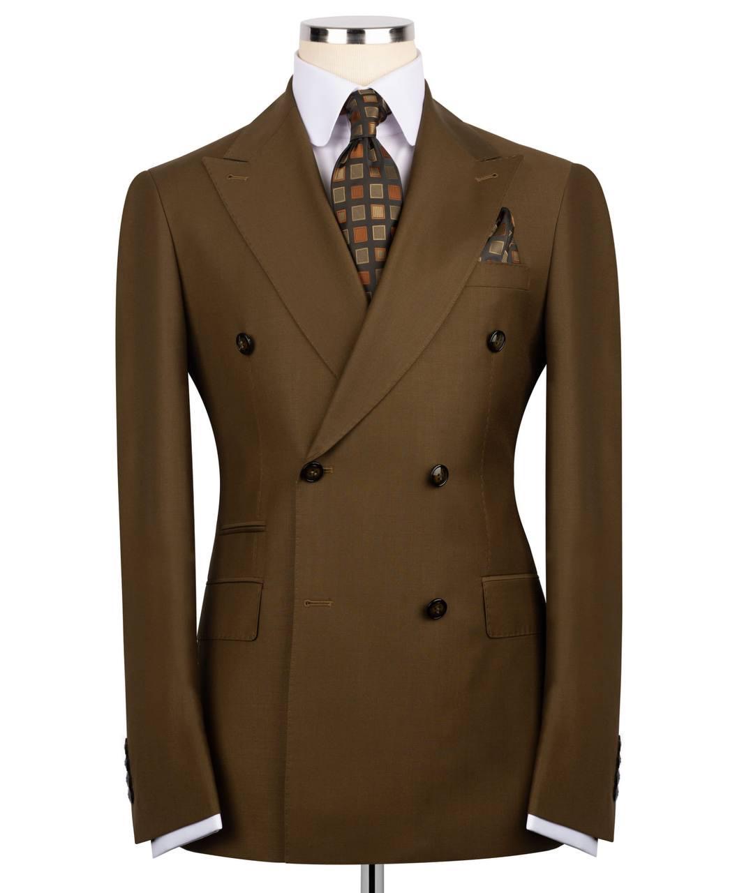 Classic Double-breasted Suit - Image 2