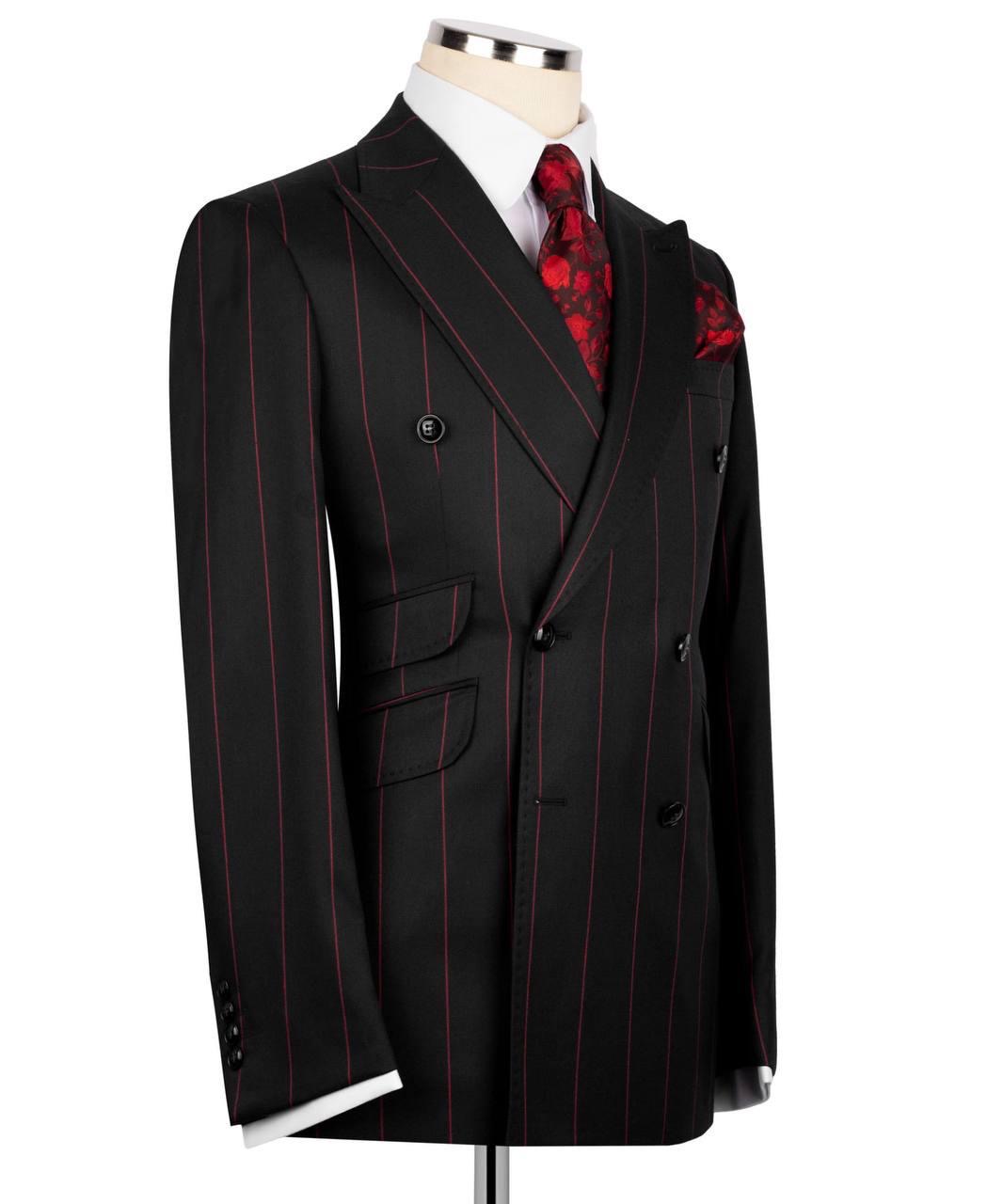 Classic Double-breasted Suit - Image 3