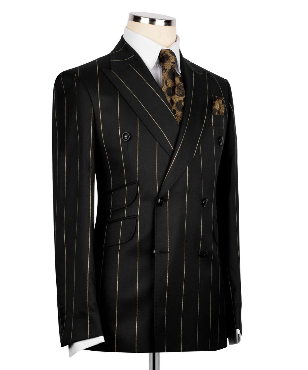Classic Double-breasted Suit - Image 3
