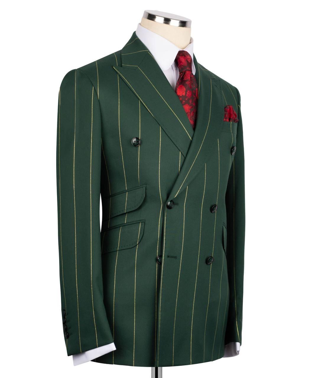 Classic Double-breasted Suit - Image 3