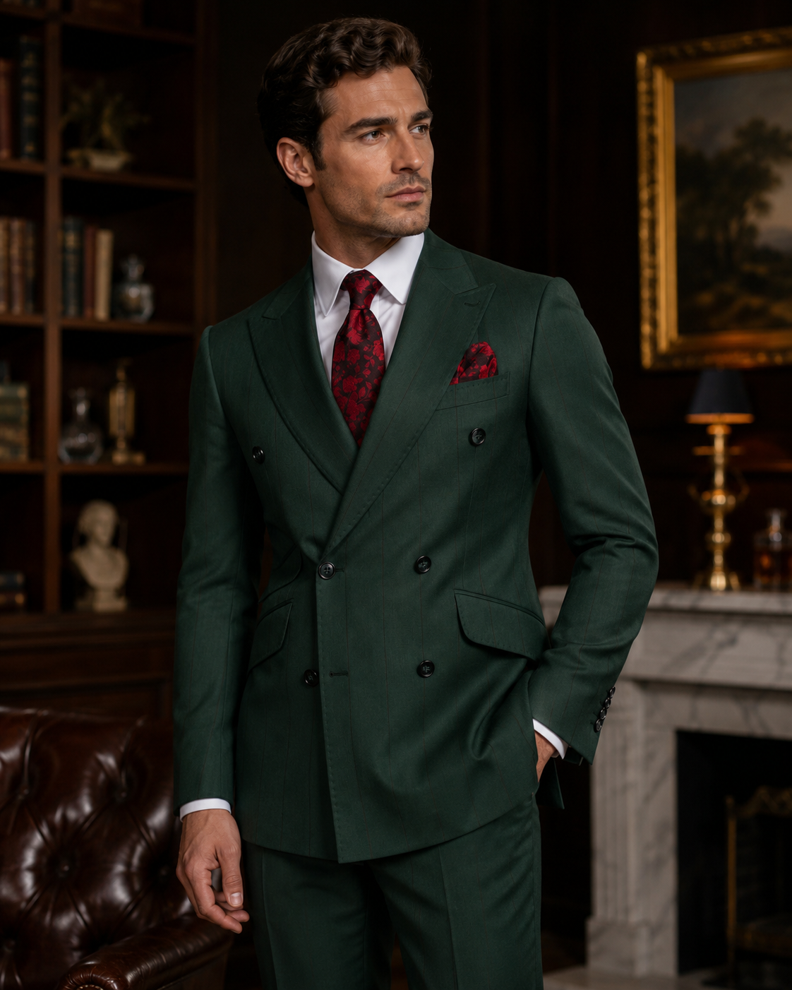 Classic Double-breasted Suit