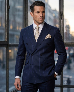 Classic Double-breasted Suit