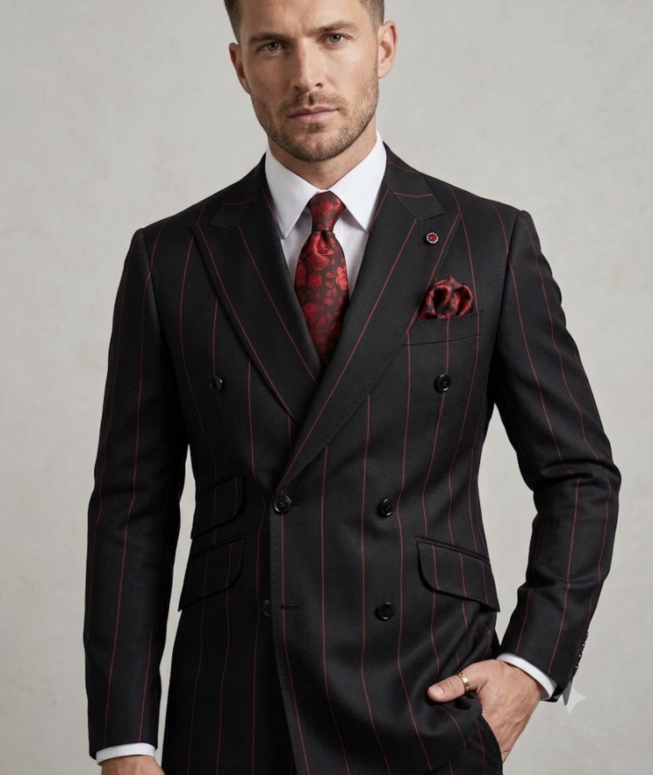 Classic Double-breasted Suit