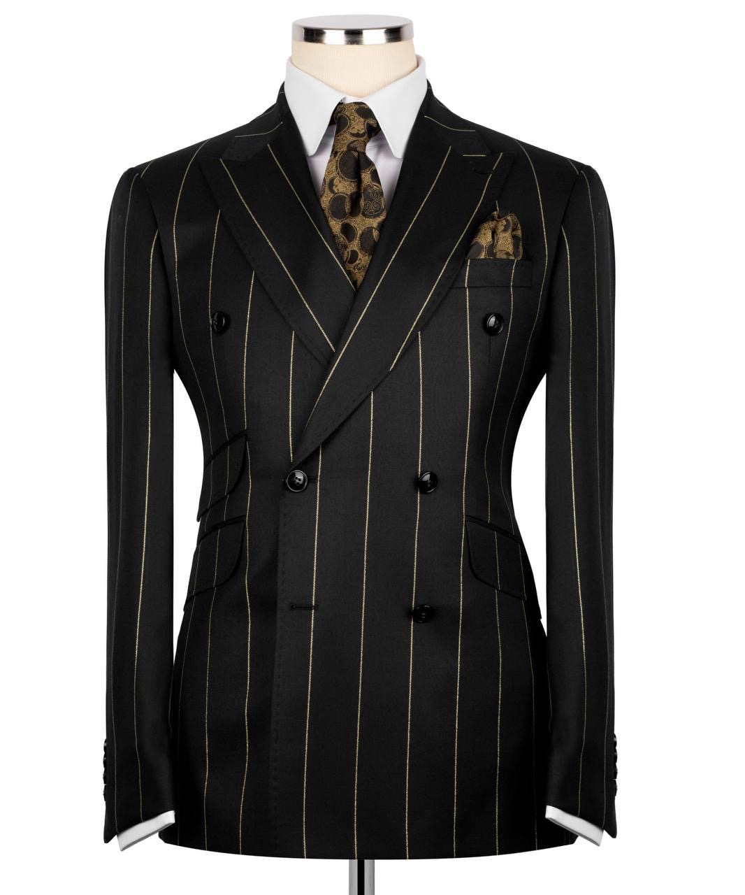Classic Double-breasted Suit - Image 2