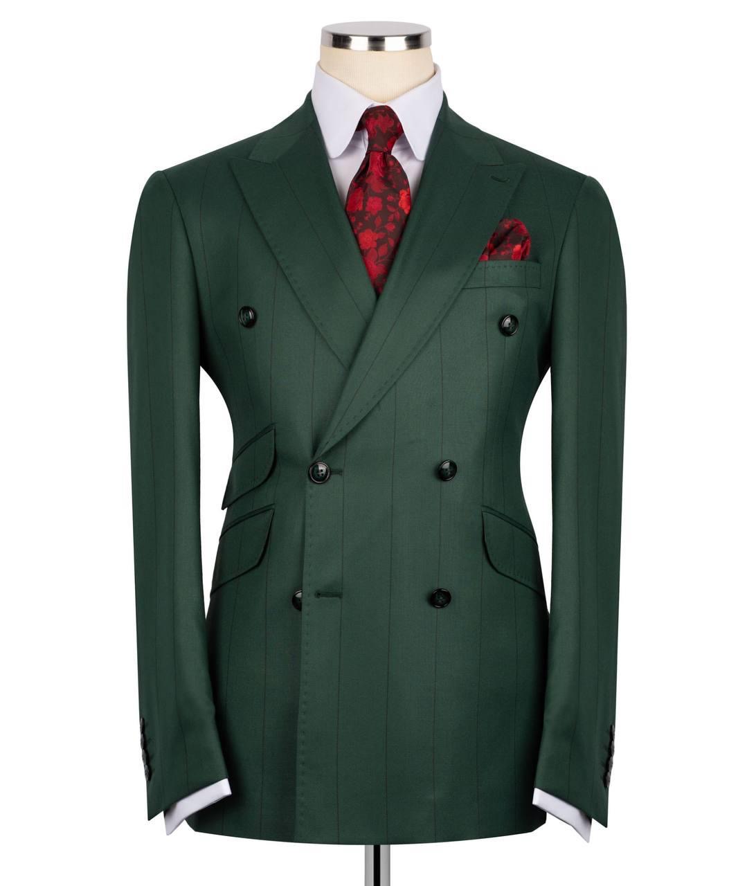 Classic Double-breasted Suit - Image 2