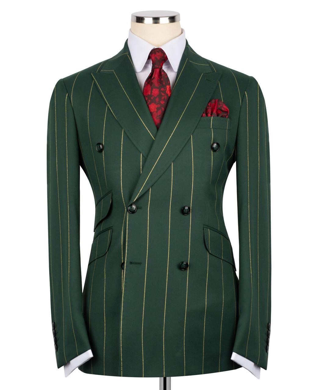 Classic Double-breasted Suit - Image 2
