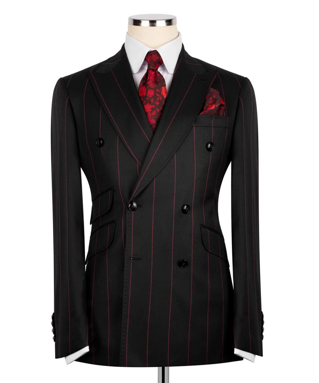 Classic Double-breasted Suit - Image 2