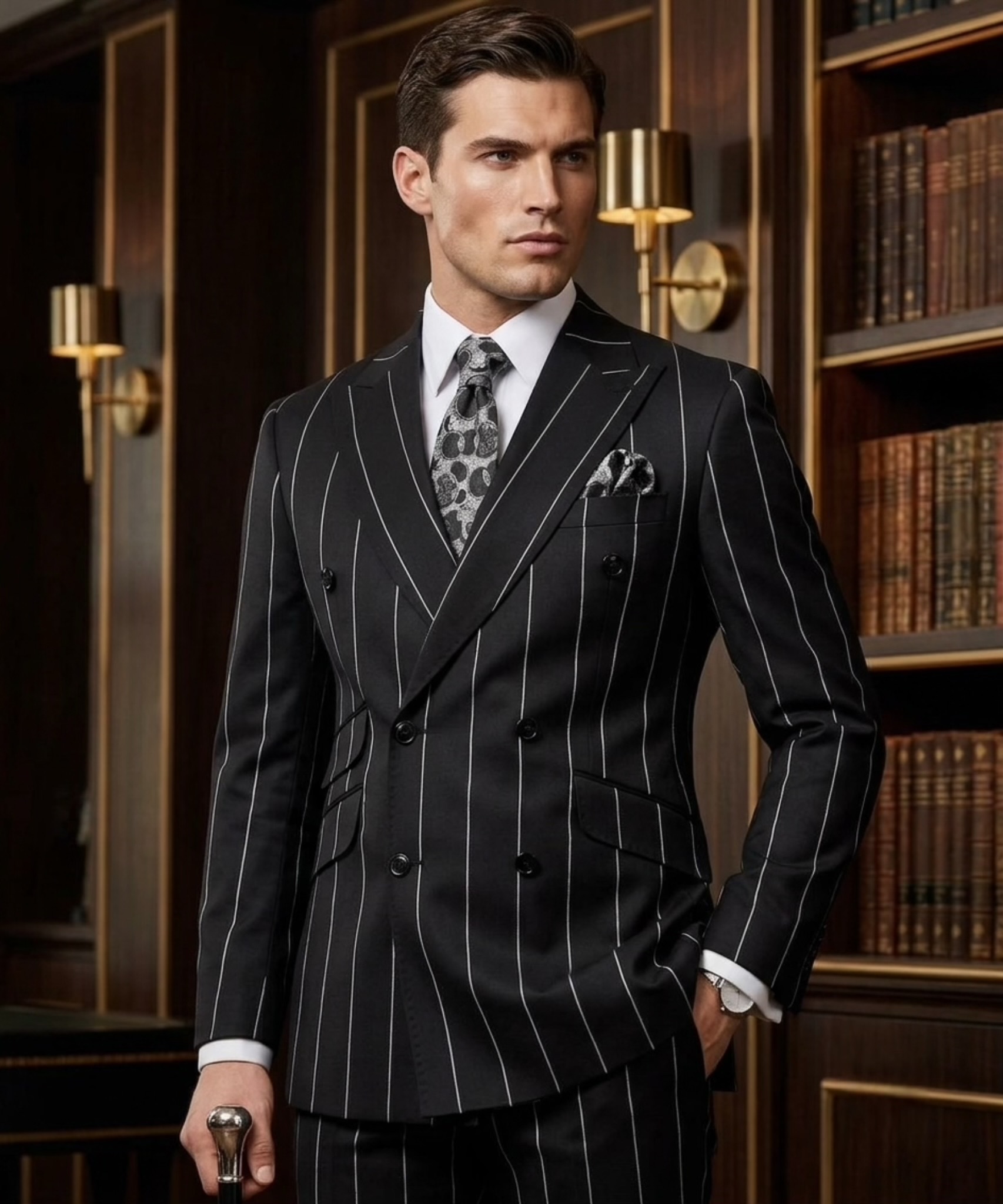 Classic Double-breasted Suit