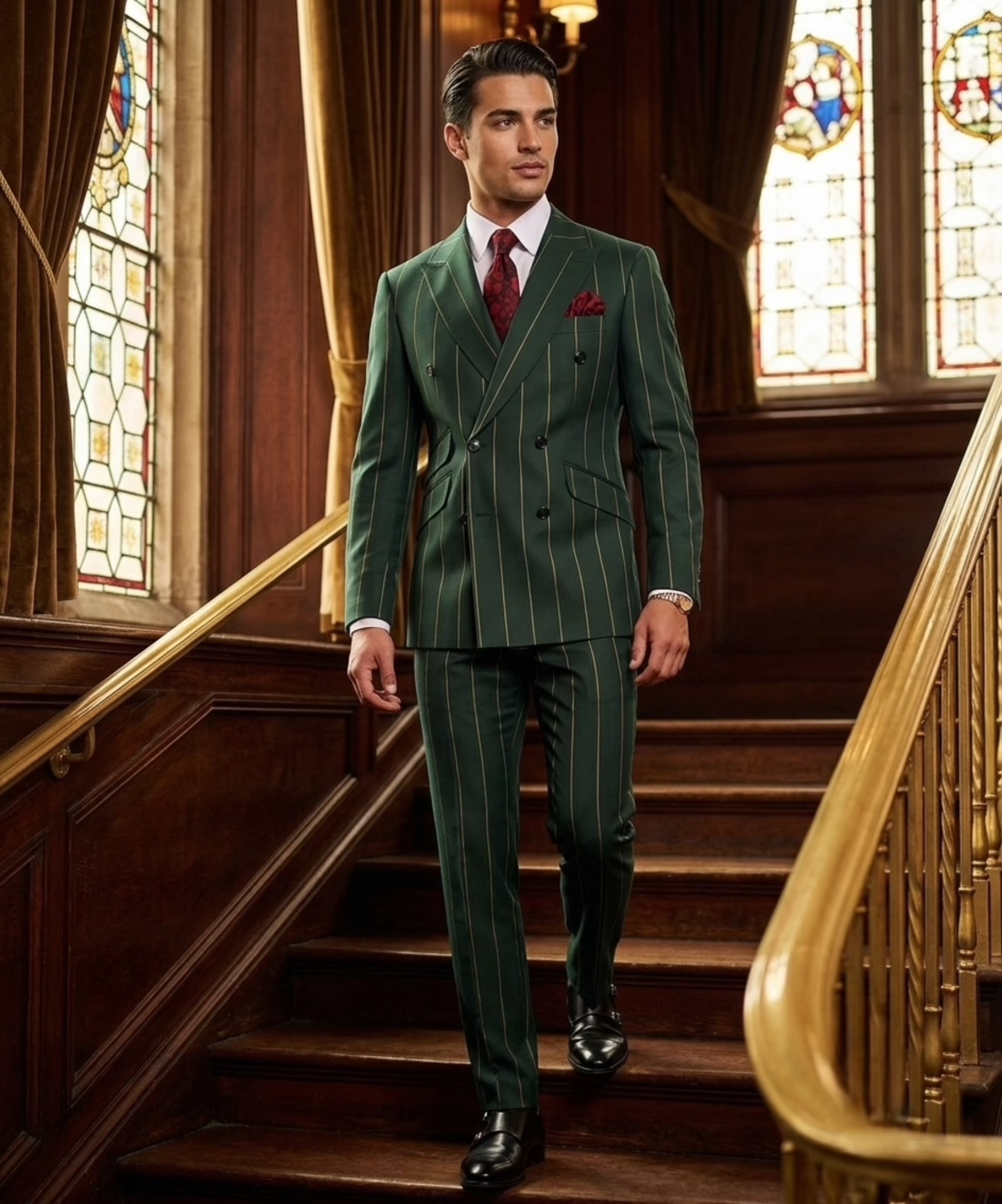 Classic Double-breasted Suit