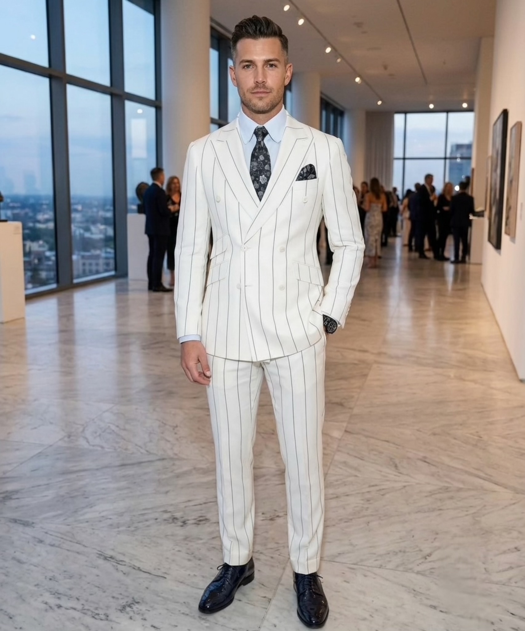Classic Double-breasted Suit